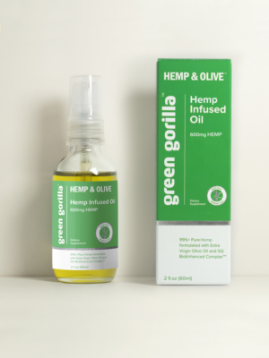 USDA Certified Organic Pure Hemp Oil - 600mg | Green Gorilla